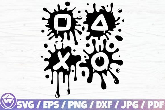 Download Controller Icon Splash,Gamer Ink Console - Console Collection