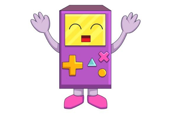 Download Cute Console Game Character Illustration - Console Collection