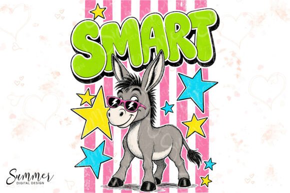 Download Smart Donkey Funny Animal Sublimation - Funny animal Collection